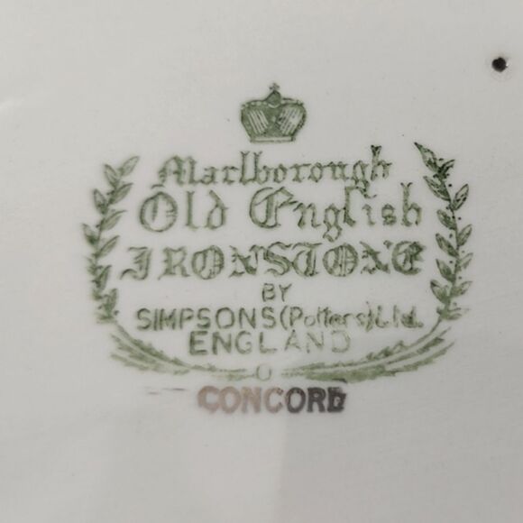 Marlborough Old English Ironstone By Simpsons Potters Concord Serving Platter - Picture 11 of 11